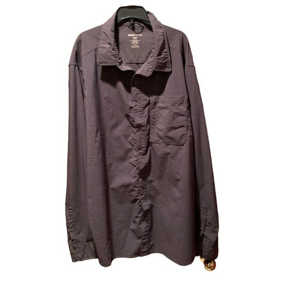 Swiss Tech Men's Long Sleeve Outdoor Performance Shirt in Charcoal XXL - Picture 1 of 4